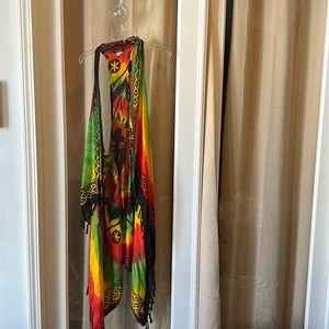 Rasta scarf/cover up